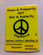 Peace & Prosperity NOT War & Austerity